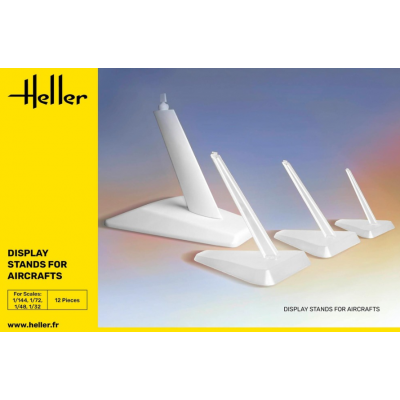 DISPLAY STANDS FOR AIRCRAFTS 1/144, 1/72, 1/48 and 1/32 scale - HELLER 95200
